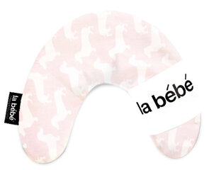 Подкова для сна, кормления малыша La Bebe™ Mimi Nursing Cotton Pillow Art.3323 Elk Black/Gray 19x46 cм цена и информация | Подушки для беременных и кормящих | 220.lv