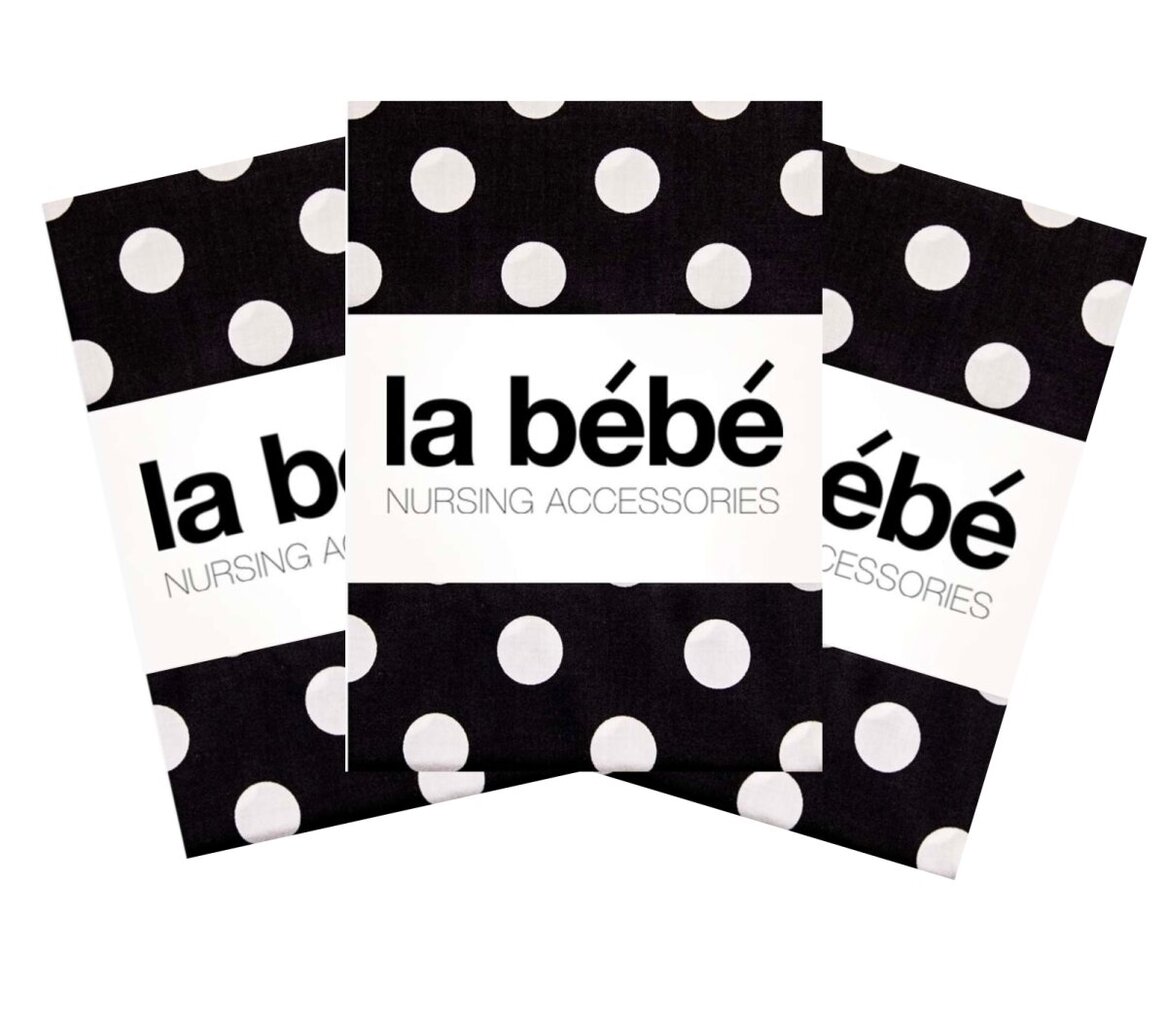 La Bebe™ Set 75x75(3) Art.111734 Dots Kokvilnas/Satīna Autiņu komplekts 75x75 cm (3 gab.) cena un informācija | Autiņbiksītes | 220.lv