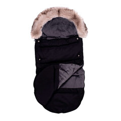 Универсальный теплый мешок для санок/коляски La bebe™ Sleeping bag Winter Footmuff Art.83956 Grey  цена и информация | Аксессуары для колясок | 220.lv