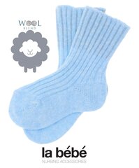 Детские шерстяные носочки La bebe™ Wool Angora Socks Art.134227 Cloud   цена и информация | Носки, колготки для девочек | 220.lv