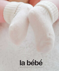 La bebe™ Wool Angora Socks Art.134227 Cloud Bērnu vilnas zeķītes/zekes cena un informācija | Zeķes, zeķubikses meitenēm | 220.lv