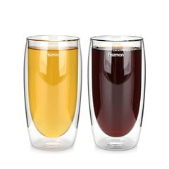 Fissman набор стеклянных стаканов с двойными стенками Frappe, 350 мл цена и информация | Стаканы, фужеры, кувшины | 220.lv