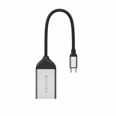 Адаптер USB C на сеть RJ45 Hyper HD425B Серебряный цена и информация | Адаптеры и USB разветвители | 220.lv