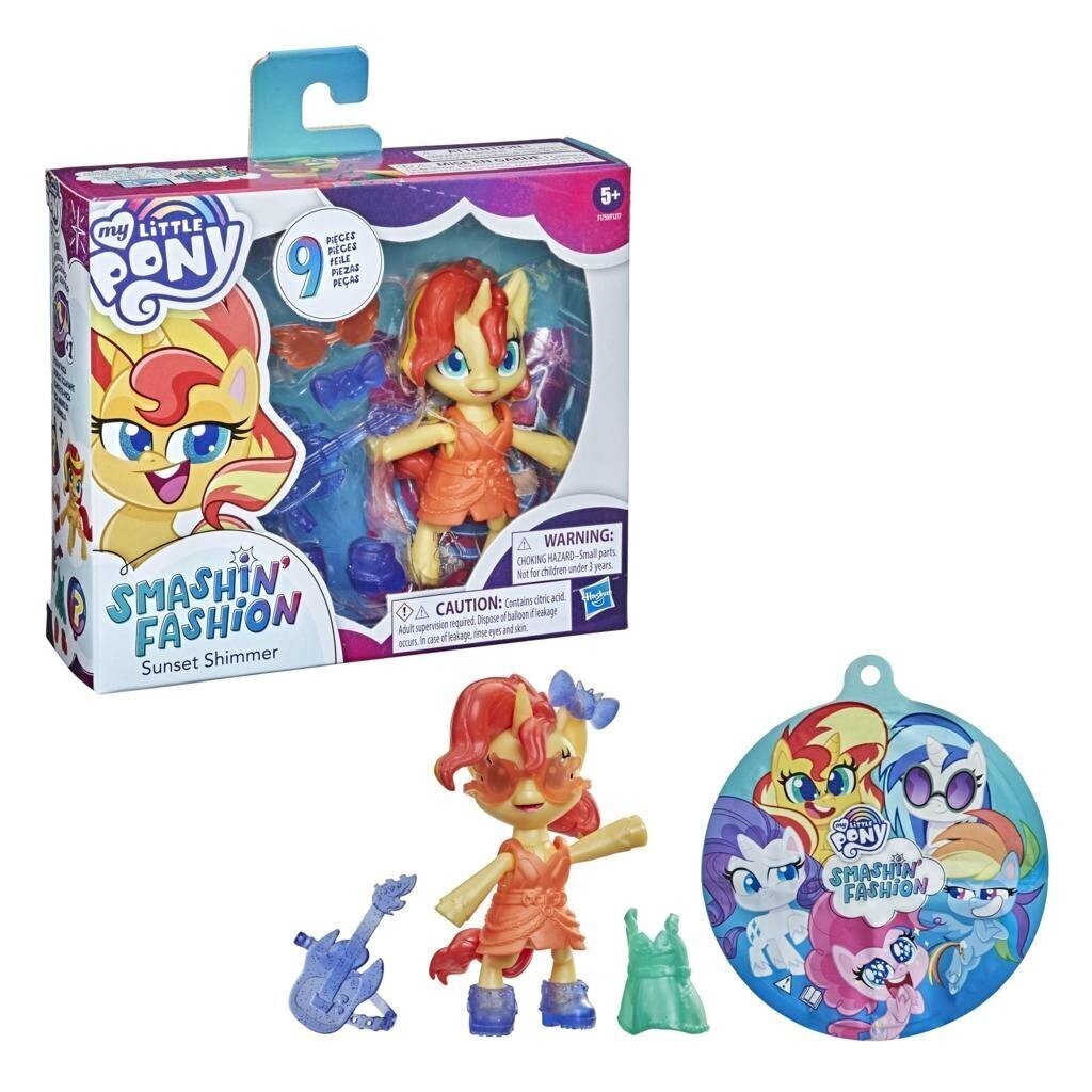 Komplekts My Little Pony Smashin Fashion Sunset Shimmer Hasbro F1759 цена и информация | Rotaļlietas meitenēm | 220.lv