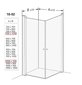 Dušas kabīne IDO Showerama 10-02 70X100, matēts stikls цена и информация | Dušas kabīnes | 220.lv