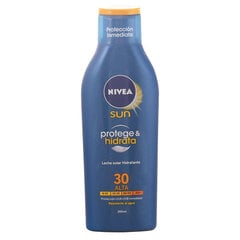 Солнцезащитное молочко Protege & Hidrata Nivea SPF 30, 200 мл цена и информация | Кремы от загара | 220.lv