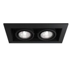 Spotlampa Maytoni Downlight, melnā krāsā DL008-2-02-B cena un informācija | Griestu lampas | 220.lv