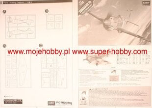 Склеиваемая модель Academy 12235 P-40C Tomahawk IIB 1:48 цена и информация | Склеиваемые модели | 220.lv