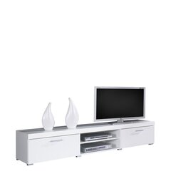 TV galds MAMBA MA8-balts / balts spīdīgs cena un informācija | TV galdiņi | 220.lv