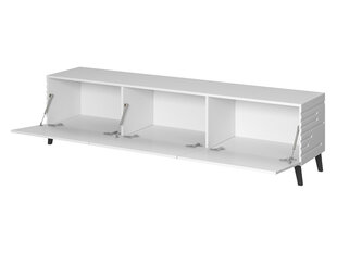 TV galds DOPPO 3D-balts (balts) cena un informācija | TV galdiņi | 220.lv