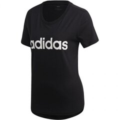 Футболка с коротким рукавом женская Adidas W E LIN Slim T DP2361 цена и информация | Спортивная одежда для женщин | 220.lv