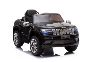Elektromobilis bērniem Jeep Grand Cherokee JJ2055, melns cena un informācija | Bērnu elektroauto | 220.lv