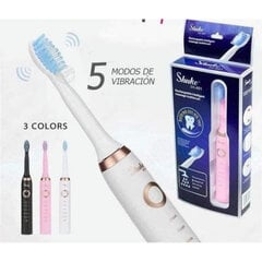 Электрическая зубная щетка + 4 сменные головки разных цветов цена и информация | Электрические зубные щетки | 220.lv