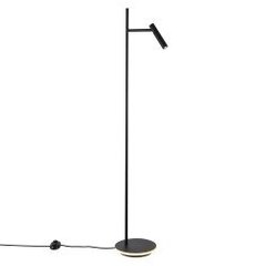 Stāvlampa Maytoni Table &amp;amp; Floor melnā krāsā ar iestrādātām LED diodēm Z010FL-L8B3K cena un informācija | Stāvlampas | 220.lv