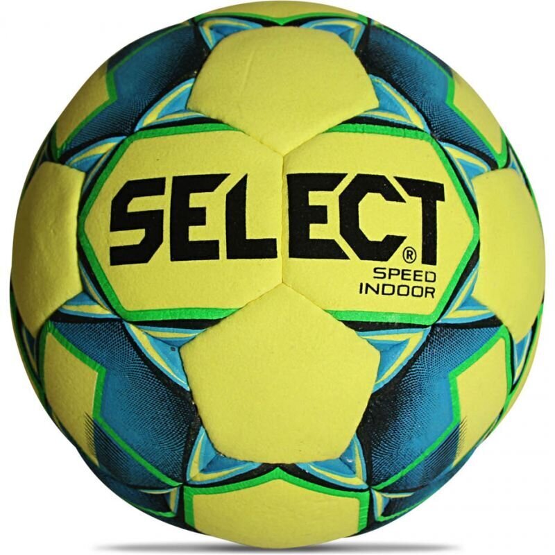 Futbola bumba Select Hala Speed Indoor 2018 16538, izmērs 5, dzeltens/zils цена и информация | Futbola bumbas | 220.lv