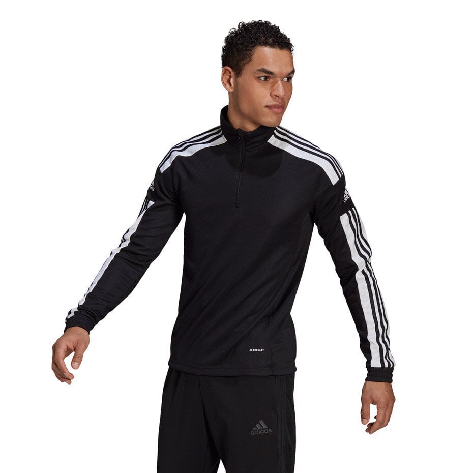 Vīriešu džemperis Adidas Squadra 21 GK9562, melns cena un informācija | Futbola formas un citas preces | 220.lv