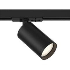 LED sliežu prožektors GU10 Maytoni Technical melnā krāsā TR031-1-GU10-B cena un informācija | Sliežu apgaismojuma sistēmas | 220.lv