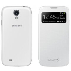 Samsung EF-CI950BWE Супер тонкий Чехол-книжка с окошком i9500 Galaxy S4 Белый (EU Blister) цена и информация | Чехлы для телефонов | 220.lv