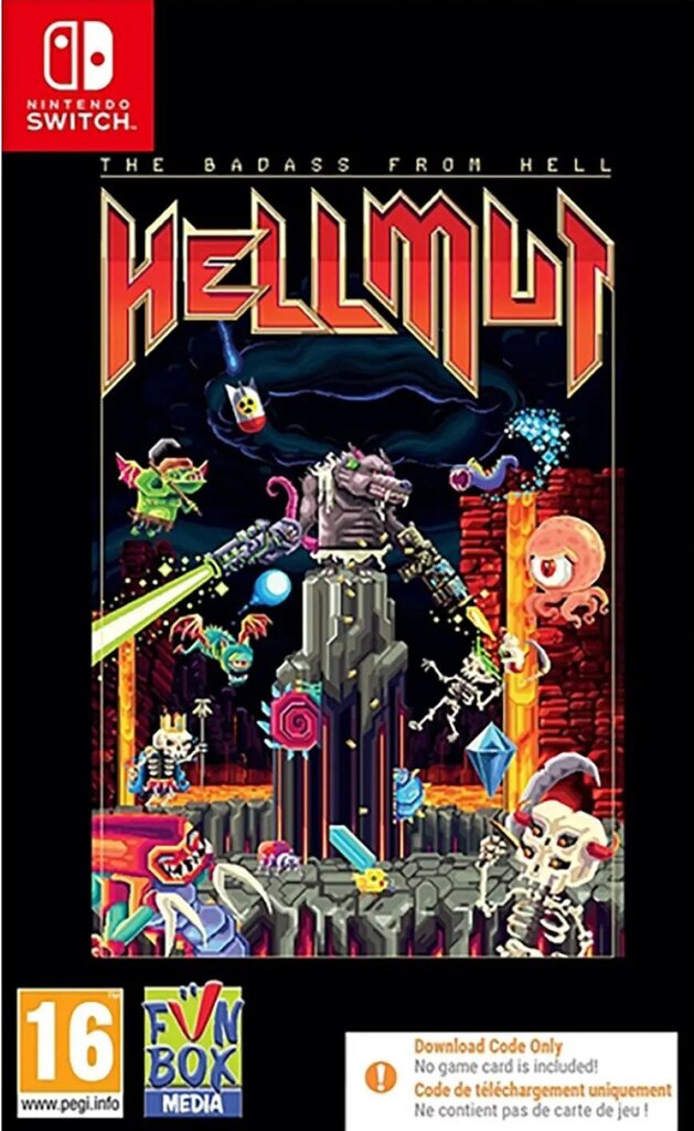 Hellmut: The Badass from Hell (Code in a Box) Switch spēle cena un informācija | Datorspēles | 220.lv