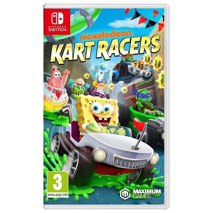 Nickelodeon Kart Racers (Code in a Box) Switch spēle cena un informācija | Datorspēles | 220.lv