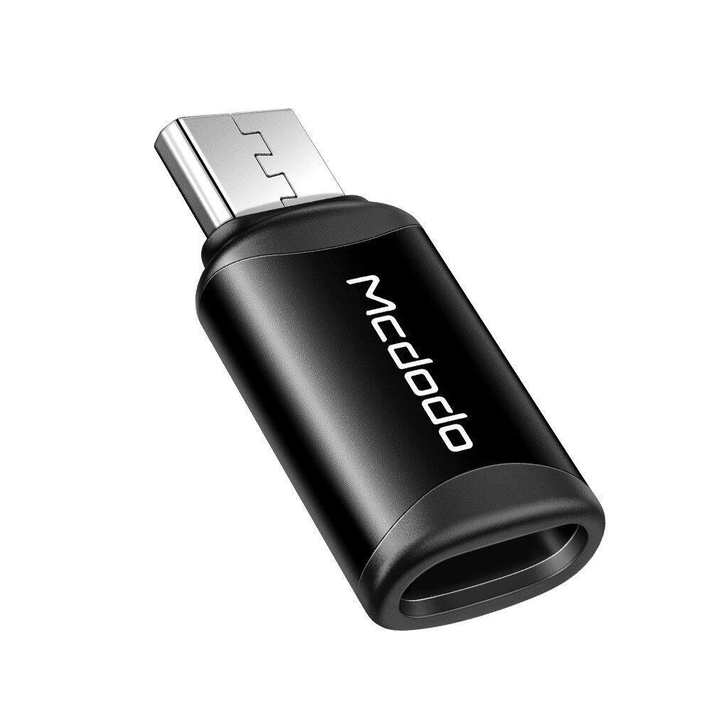 Mcdodo 8-pin adapteris uz mikro adapteri melns OT-7710 cena un informācija | Adapteri un USB centrmezgli | 220.lv