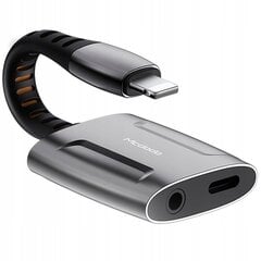 McDodo tālruņa adapteris, adapteris, Iphone, mini jack 3,5 mm, CA-6340 cena un informācija | Adapteri un USB centrmezgli | 220.lv