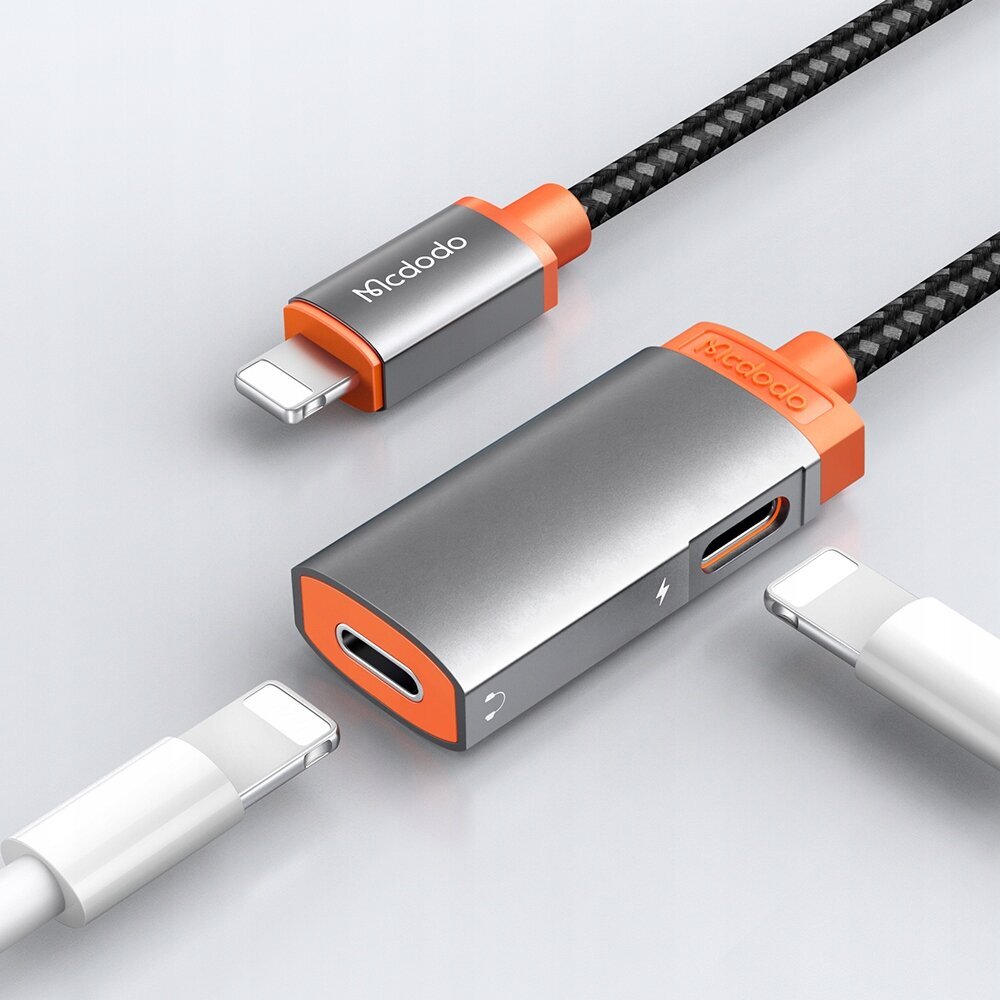 Mcdodo tālruņa adapteris, 2 x ieejas, Iphone CA-0490 цена и информация | Adapteri un USB centrmezgli | 220.lv