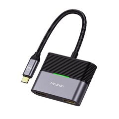 Переходник Mcdodo Rocky Series USB-C на 2x HDMI 4K 60 Гц HU-7390 цена и информация | Адаптеры и USB разветвители | 220.lv