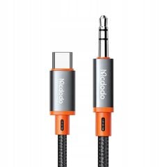 MCDODO USB C uz mini jack 3,5 mm tālruņa adapteris ar DAC 1m cena un informācija | Kabeļi un vadi | 220.lv