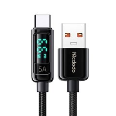 Mcdodo Digital HD USB-C 5A 66 W kabelis 1,2 m - cena un informācija | Kabeļi un vadi | 220.lv