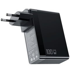Mcdodo GaN Быстрое зарядное устройство для телефона, ноутбука USB-C PD USB-A QC 100 Вт черный цена и информация | Зарядные устройства для аккумуляторов | 220.lv