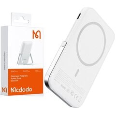 Mcdodo GoPower Powerbank 5000mAh PD 3.0 priekš IPhone 12 13 MagSafe White цена и информация | Зарядные устройства Power bank | 220.lv