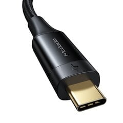 McDodo Thunderbolt 2 USB-C 100W 5K 40GB 0.8M телефонный кабель черный CA-8760 цена и информация | Кабели для телефонов | 220.lv