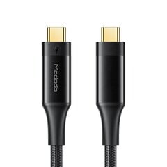 McDodo Thunderbolt 2 USB-C 100W 5K 40GB 0,8M telefona kabelis melns CA-8760 cena un informācija | Savienotājkabeļi | 220.lv