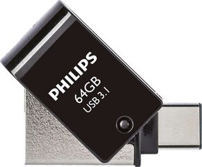 Philips 2 In 1 64GB USB 3.1 цена и информация | USB накопители | 220.lv