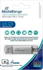 MediaRange MR937 64GB USB 3.0 цена и информация | USB накопители | 220.lv