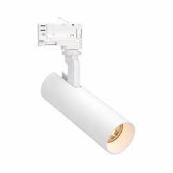 LED sliežu prožektors Maxlight Shinemaker kolekcija balts 3-fāžu 15W 3000K S0015 cena un informācija | Sliežu apgaismojuma sistēmas | 220.lv