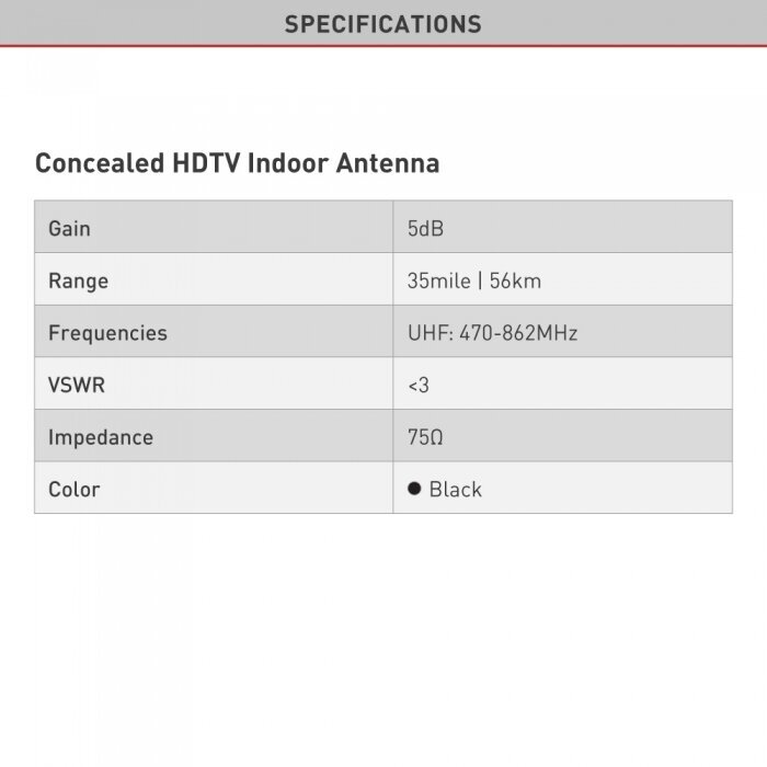 HDTV iekštelpu antena Barkan HA35 cena un informācija | Antenas un piederumi | 220.lv