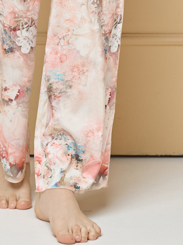Atlasa pidžama ar garām biksēm Lega SP01, gaiši rozā cena un informācija | Naktskrekli, pidžamas | 220.lv