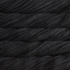 Пряжа Malabrigo Worsted, цвет Black, 100 г, 192 м цена и информация | Принадлежности для вязания | 220.lv