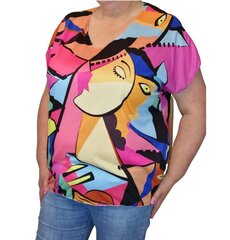 Женская блуза с цветным узором  Moda Italia, 198-6 цена и информация | Женские блузки, рубашки | 220.lv
