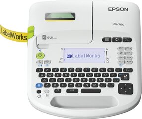 Принтер для этикеток Epson Label Works LW-700 (континентальный адаптер переменного тока QWERTY) цена и информация | Принтеры | 220.lv