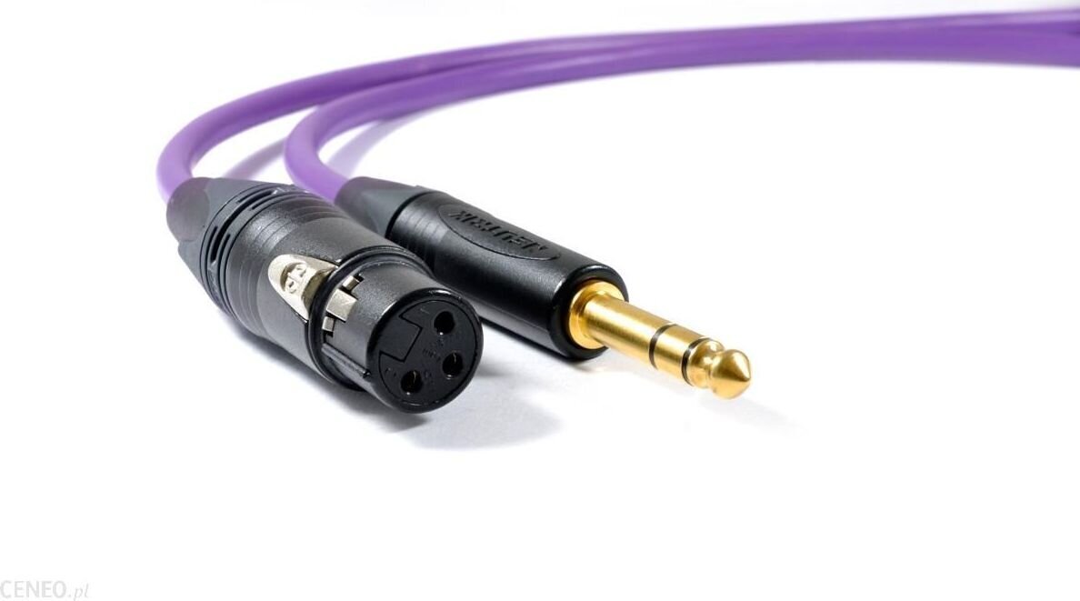 Melodika Jack 6.3mm - XLR 1m cena un informācija | Kabeļi un vadi | 220.lv