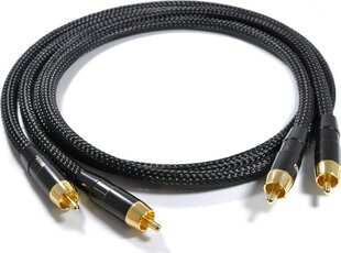 Melodika RCA (Cinch) x2 - RCA (Cinch) x2 5m цена и информация | Кабели и провода | 220.lv