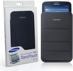 Samsung EF-ST210BBE Universāls 7" Galaxy Tab Maks - kabata ar statīvu Melns (EU Blister) cena un informācija | Somas, maciņi | 220.lv