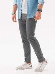 Мужские брюки чинос Омбре P1059, серые цена и информация | Мужские брюки | 220.lv