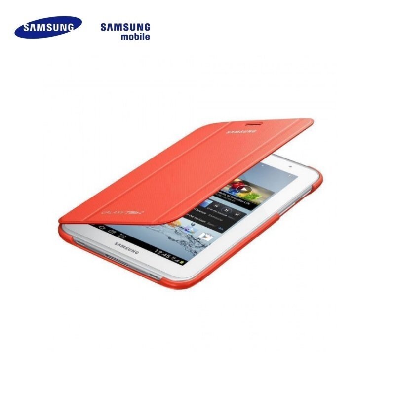 Samsung EFC-1G5SOECSTD Galaxy Tab 2 7.0 P3100 Ultra plāns Vertikāli atverams maks Oranžs cena un informācija | Somas, maciņi | 220.lv