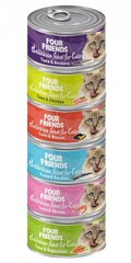 Four Friends 6-pack - konservi kaķiem ar tunci, 85 g x 6 gab. cena un informācija | Konservi kaķiem | 220.lv