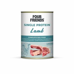 Four Friends Single Protein Lamb konservi suņiem ar jēra gaļu, 400 g cena un informācija | Konservi suņiem | 220.lv