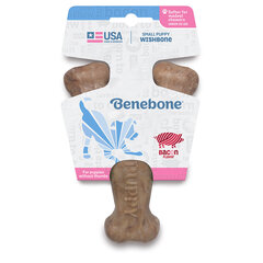 Маленькая жевательная игрушка для собак со вкусом бекона Benebone цена и информация | Игрушки для собак | 220.lv